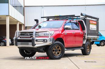 TOYOTA HILUX N80 4WD DIRTY HARRY MATTE BRONZE BLACK LIP 